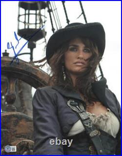 Hot Sexy Penelope Cruz Signed 11x14 Photo Pirates Of The Caribbean Beckett 4