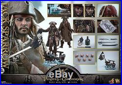Hot Toys 1/6 DX15 Pirates of the Caribbean Johnny Depp Captain Jack Sparrow New