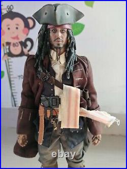 Hot Toys 1/6 Jack Sparrow Pirates Of The Caribbean Johnny Depp