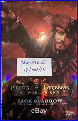 Hot Toys 1/6 POTC At Worlds End Jack Sparrow MMS 42 Figure! U. S. Seller