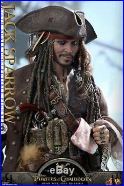 Hot Toys 1/6 Scale DX15 Pirates of the Caribbean Captain Jack Sparrow BRAND NEW