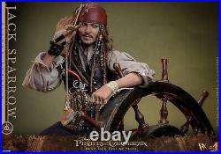 Hot Toys Captain Jack Sparrow Deluxe Figure Pirates of the Caribbean New 2025