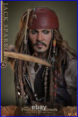 Hot Toys Captain Jack Sparrow Deluxe Figure Pirates of the Caribbean New 2025