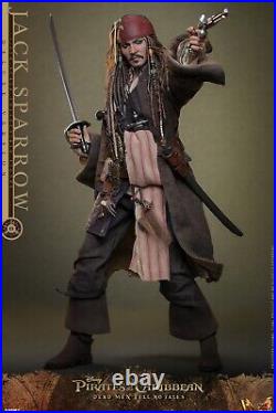 Hot Toys Captain Jack Sparrow Deluxe Figure Pirates of the Caribbean New 2025