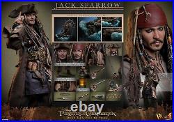 Hot Toys Captain Jack Sparrow Deluxe Figure Pirates of the Caribbean New 2025