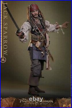 Hot Toys Captain Jack Sparrow Deluxe Figure Pirates of the Caribbean New 2025