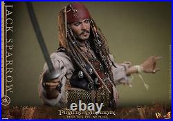 Hot Toys Captain Jack Sparrow Deluxe Figure Pirates of the Caribbean New 2025