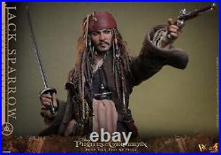 Hot Toys Captain Jack Sparrow Deluxe Figure Pirates of the Caribbean New 2025