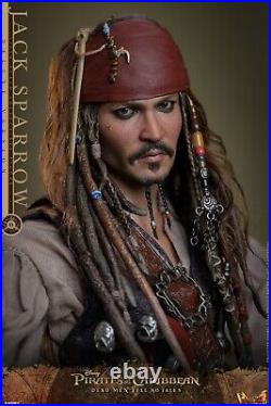 Hot Toys Captain Jack Sparrow Deluxe Figure Pirates of the Caribbean New 2025