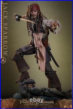 Hot Toys Captain Jack Sparrow Deluxe Figure Pirates of the Caribbean New 2025