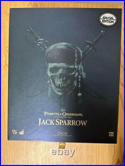 Hot Toys Jack Sparrow Pirates Of The Caribbean DX06 Special Ed Figure Box