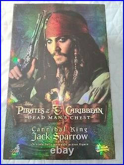 Hot Toys Jack Sparrow Pirates of the Caribbean Deads mans chest 1/6 Rare MMS57