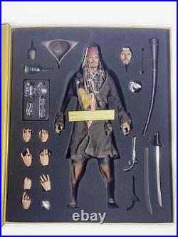 Hot Toys Pirates Of The Caribbean Captain Jack Sparrow DX06 1/6 Action Figure VG