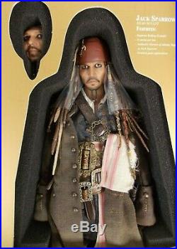 Hot Toys Pirates Of The Caribbean Jack Sparrow 1/6 Scale Action Figure Dx15