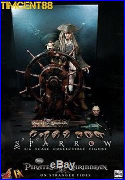 Hot Toys Pirates of the Caribbean DX06 Captain Jack Sparrow Johnny Depp 1/6 New