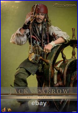 Hot Toys Pirates of the Caribbean DX38 Jack Sparrow Deluxe 1/6 Figure In Stock