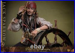 Hot Toys Pirates of the Caribbean DX38 Jack Sparrow Deluxe 1/6 Figure In Stock