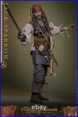 Hot Toys Pirates of the Caribbean DX38 Jack Sparrow Deluxe 1/6 Figure In Stock
