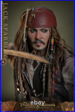 Hot Toys Pirates of the Caribbean DX38 Jack Sparrow Deluxe 1/6 Figure In Stock