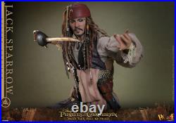 Hot Toys Pirates of the Caribbean DX38 Jack Sparrow Deluxe 1/6 Figure In Stock