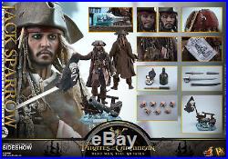 Hot Toys Pirates of the Caribbean Dead Men Captain Jack Sparrow DX15 Sixth Scale