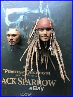 Hot toys DX06 Pirates of the Caribbean Captain Jack Sparrow 1/6 Captain Head