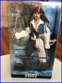 JACK SPARROW PIRATES OF THE CARIBBEAN BARBIE PINK Label Please Read