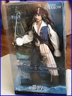 JACK SPARROW PIRATES OF THE CARIBBEAN BARBIE PINK Label Please Read