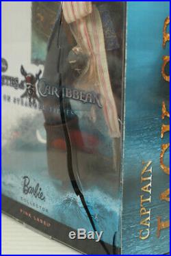 JACK SPARROW PIRATES OF THE CARIBBEAN BARBIE PINK Label tear cover Please Read