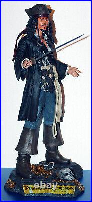 JACK SPARROW STATUE, Limited Edition, PIRATES of the CARIBBEAN, 50cm Height