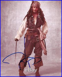 JOHNNY DEPP HAND SIGNED BLOW PIRATES OF THE CARIBBEAN 8X10 PHOTO WithCOA & PROOF