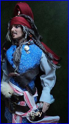 Jack Sparrow 17 Inch Doll From Pirates Of The Caribbean Tonner Doll Very Nice