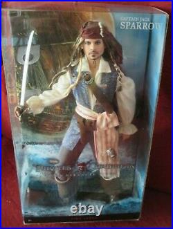 Jack Sparrow Barbie NRFB Pirates of the Caribbean Depp