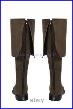 Jack Sparrow Costume Pirates of the Caribbean Cosplay Suit Fullset Handcrafted