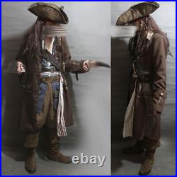 Jack Sparrow Costume Pirates of the Caribbean Outfits Cosplay Costumes Mens Show