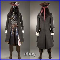 Jack Sparrow Costume Pirates of the Caribbean cosplay Suit fullset