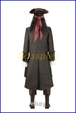 Jack Sparrow Costume Pirates of the Caribbean outfit Cosplay Suit