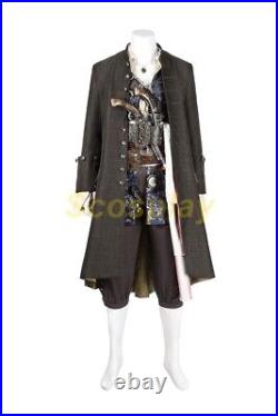 Jack Sparrow Costume Pirates of the Caribbean outfit Cosplay Suit