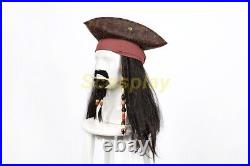 Jack Sparrow Costume Pirates of the Caribbean outfit Cosplay Suit