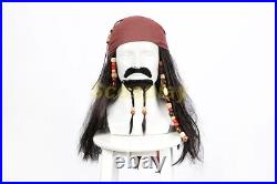 Jack Sparrow Costume Pirates of the Caribbean outfit Cosplay Suit