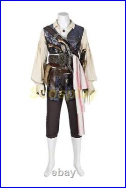 Jack Sparrow Costume Pirates of the Caribbean outfit Cosplay Suit