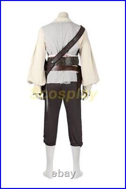 Jack Sparrow Costume Pirates of the Caribbean outfit Cosplay Suit