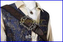 Jack Sparrow Costume Pirates of the Caribbean outfit Cosplay Suit