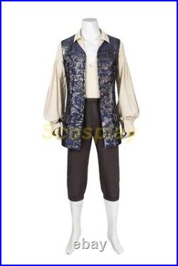 Jack Sparrow Costume Pirates of the Caribbean outfit Cosplay Suit