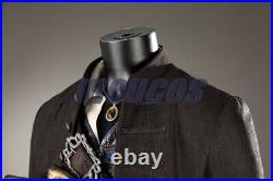 Jack Sparrow Costume cosplay Suit Pirates of the Caribbean Full set