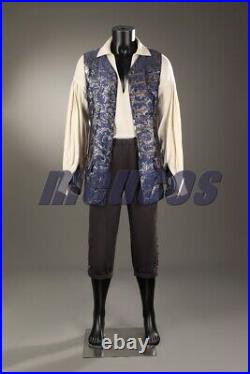 Jack Sparrow Costume cosplay Suit Pirates of the Caribbean Full set