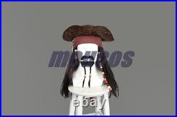 Jack Sparrow Costume cosplay Suit Pirates of the Caribbean Full set