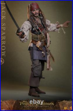 Jack Sparrow Disney Pirates of the Caribbean 16 Scale Figure DX37 Hot Toys