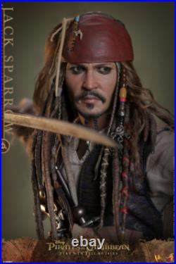 Jack Sparrow Disney Pirates of the Caribbean 16 Scale Figure DX37 Hot Toys