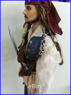 Jack Sparrow Doll Barbie Pirates Of The Caribbean Johnny Depp & Mini Jack TOO
